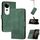 Per vivo S19 Pro Custodia per telefono in pelle con chiusura a scatto Cubic Skin Feel (verde)