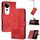 Per vivo S19 Pro Custodia per telefono in pelle con chiusura a scatto Cubic Skin Feel (rosso) Per vivo S19 Pro Custodia per telefono in pelle con chiusura a scatto Cubic Skin Feel (rosso)