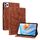 Per itel VistaTab 30 Custodia per tablet in pelle goffrata Lily (marrone)