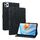 Per itel VistaTab 30 Custodia per tablet in pelle goffrata Lily (nera)