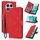 Per Redmi Note 14 Pro+ 5G Custodia per telefono in pelle di vitello con texture Fantasy Skin-feel (rosso) Per Redmi Note 14 Pro+ 5G Custodia per telefono in pelle di vitello con texture Fantasy Skin-feel (rosso)