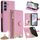 Per Samsung Galaxy S24+ 5G Custodia a tracolla in pelle Litchi a coda di pesce con catena a tracolla (rosa) Per Samsung Galaxy S24+ 5G Custodia a tracolla in pelle Litchi a coda di pesce con catena a tracolla (rosa)
