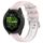 Per Garmin Forerunner 265S 18mm Cinturino sportivo in silicone con fibbia in acciaio bicolore (rosa + bianco) Per Garmin Forerunner 265S 18mm Cinturino sportivo in silicone con fibbia in acciaio bicolore (rosa + bianco)