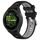 Per Garmin Forerunner 265S 18mm Cinturino sportivo in silicone con fibbia in acciaio bicolore (nero + grigio) Per Garmin Forerunner 265S 18mm Cinturino sportivo in silicone con fibbia in acciaio bicolore (nero + grigio)