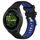 Per Garmin Forerunner 265S 18mm Cinturino sportivo in silicone con fibbia in acciaio bicolore (nero + blu) Per Garmin Forerunner 265S 18mm Cinturino sportivo in silicone con fibbia in acciaio bicolore (nero + blu)