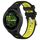 Per Garmin Forerunner 265S 18mm Cinturino sportivo in silicone con fibbia in acciaio bicolore (nero + verde lime) Per Garmin Forerunner 265S 18mm Cinturino sportivo in silicone con fibbia in acciaio bicolore (nero + verde lime)