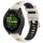 Per Garmin Forerunner 265S 18mm Cinturino sportivo in silicone con fibbia in acciaio bicolore (Starlight + nero) Per Garmin Forerunner 265S 18mm Cinturino sportivo in silicone con fibbia in acciaio bicolore (Starlight + nero)