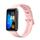 Per cinturino di ricambio in silicone tinta unita da 16 mm per Huawei Band 8 (rosa) Per cinturino di ricambio in silicone tinta unita da 16 mm per Huawei Band 8 (rosa)
