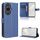 Custodia in pelle per Huawei nova 11 Pro Diamond Texture (blu)