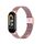 Per cinturino in metallo con fibbia milanese Xiaomi Mi Band 8 (rosa rosa)