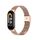 Per cinturino in metallo con fibbia milanese Xiaomi Mi Band 8 (oro rosa)