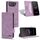 Per ASUS ROG Phone 7 Custodia in pelle con chiusura magnetica (viola)