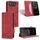 Per ASUS ROG Phone 7 Custodia in pelle con chiusura magnetica (rosso)