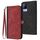 Per vivo V21e 4G / Y73 2021 Custodia in pelle con cinturino a doppia piega e fibbia laterale (rosso)