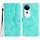 Per vivo S19 Pro Custodia per telefono in pelle con motivo a cuore (azzurro chiaro) Per vivo S19 Pro Custodia per telefono in pelle con motivo a cuore (azzurro chiaro)