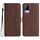 Per vivo V21e 4G / Y73 2021 Custodia in pelle con motivo a cuore (marrone) Per vivo V21e 4G / Y73 2021 Custodia in pelle con motivo a cuore (marrone)