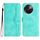 Per vivo V30e Custodia per telefono in pelle con motivo a cuore (azzurro chiaro) Per vivo V30e Custodia per telefono in pelle con motivo a cuore (azzurro chiaro)