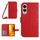 Per Samsung Galaxy S25 Edge 5G Custodia in pelle con stampa a fiore di sole e cordino (rosso) Per Samsung Galaxy S25 Edge 5G Custodia in pelle con stampa a fiore di sole e cordino (rosso)