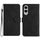 Per Samsung Galaxy S25 Edge 5G Custodia per telefono in pelle goffrata con cuciture (nero) Per Samsung Galaxy S25 Edge 5G Custodia per telefono in pelle goffrata con cuciture (nero)