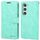 Per Samsung Galaxy S25+ 5G GOOSPERY BLUE MOON Custodia per telefono in pelle con texture Crazy Horse (verde menta) Per Samsung Galaxy S25+ 5G GOOSPERY BLUE MOON Custodia per telefono in pelle con texture Crazy Horse (verde menta)