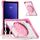 Per Samsung Galaxy Tab A9+ Custodia per tablet con anello di rotazione TPU ibrida trasparente per PC (rosso rosa) Per Samsung Galaxy Tab A9+ Custodia per tablet con anello di rotazione TPU ibrida trasparente per PC (rosso rosa)