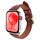 Per Huawei Watch Fit 2 Cinturino in pelle goffrata a forma di cuore con connettore metallico (rosso vino) Per Huawei Watch Fit 2 Cinturino in pelle goffrata a forma di cuore con connettore metallico (rosso vino)