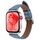 Per Huawei Watch Fit Metal Connector Cinturino in pelle goffrata a forma di cuore (blu fiordaliso) Per Huawei Watch Fit Metal Connector Cinturino in pelle goffrata a forma di cuore (blu fiordaliso)