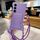 Per Samsung Galaxy S23 FE 5G Liquid TPU Card Bag Custodia antiurto per telefono a quattro angoli (viola) Per Samsung Galaxy S23 FE 5G Liquid TPU Card Bag Custodia antiurto per telefono a quattro angoli (viola)