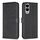 Per Samsung Galaxy S25 Edge 5G Custodia per telefono in pelle goffrata a quattro foglie (nera) Per Samsung Galaxy S25 Edge 5G Custodia per telefono in pelle goffrata a quattro foglie (nera)