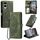 Per Samsung Galaxy S25 Edge 5G Custodia per telefono in pelle goffrata Skin Feel Totem (verde scuro)