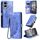 Per Samsung Galaxy S25 Edge 5G Custodia per telefono in pelle goffrata Skin Feel Totem (viola)