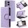 Per Samsung Galaxy S25 Edge 5G Custodia per telefono in pelle con cerniera a reticolo glitterato (viola) Per Samsung Galaxy S25 Edge 5G Custodia per telefono in pelle con cerniera a reticolo glitterato (viola)