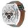 Per Samsung Galaxy Watch Ultra 47mm Cinturino in pelle goffrata a forma di cuore con connettore in metallo (verde foresta) Per Samsung Galaxy Watch Ultra 47mm Cinturino in pelle goffrata a forma di cuore con connettore in metallo (verde foresta)