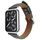 Per Xiaomi Mi Band 8 Pro / Redmi Watch 5 Cinturino in pelle goffrata a forma di cuore con connettore metallico (verde foresta)
