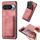 Per Google Pixel 9 Pro XL Custodia magnetica per telefono in pelle retrò (rosa)
