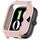 Per vivo iQOO Watch GT PC Ear Half Coverage Watch Telaio protettivo (rosa) Per vivo iQOO Watch GT PC Ear Half Coverage Watch Telaio protettivo (rosa)
