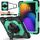 Per Xiaomi Pad 7 / 7 Pro 2024 Custodia per tablet PC ibrido in silicone con robot a contrasto (nero verde menta) Per Xiaomi Pad 7 / 7 Pro 2024 Custodia per tablet PC ibrido in silicone con robot a contrasto (nero verde menta)