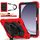 Per Samsung Galaxy Tab A9+ Contrast Color Robot Custodia per tablet PC ibrida in silicone (rosso nero) Per Samsung Galaxy Tab A9+ Contrast Color Robot Custodia per tablet PC ibrida in silicone (rosso nero)