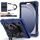 Per Samsung Galaxy Tab A9 Contrast Color Robot Custodia per tablet PC ibrida in silicone (blu navy e nero) Per Samsung Galaxy Tab A9 Contrast Color Robot Custodia per tablet PC ibrida in silicone (blu navy e nero)