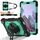 Per Samsung Galaxy Tab A7 Lite Contrast Color Robot Custodia per tablet PC ibrida in silicone (nero verde menta) Per Samsung Galaxy Tab A7 Lite Contrast Color Robot Custodia per tablet PC ibrida in silicone (nero verde menta)