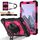 Per Samsung Galaxy Tab A7 Lite Contrast Color Robot Custodia per tablet PC ibrida in silicone (nero rosa rosso) Per Samsung Galaxy Tab A7 Lite Contrast Color Robot Custodia per tablet PC ibrida in silicone (nero rosa rosso)