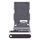 Per Samsung Galaxy S24 SM-S921B Vassoio scheda SIM originale (grigio)