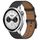 For Xiaomi Watch S4 Press Button 22mm Leather Watch Band(Black)