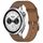 For Xiaomi Watch S4 Press Button 22mm Leather Watch Band(Brown)