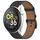 For COROS Pace 3 Press Button 22mm Leather Watch Band(Black)