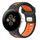 For Google Pixel Watch 3 45mm Two Color Reverse Buckle Silicone Watch Band(Black Orange) For Google Pixel Watch 3 45mm Two Color Reverse Buckle Silicone Watch Band(Black Orange)