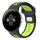 For Google Pixel Watch 3 45mm Two Color Reverse Buckle Silicone Watch Band(Black Lime) For Google Pixel Watch 3 45mm Two Color Reverse Buckle Silicone Watch Band(Black Lime)