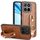Per Honor X5b 4G / X5b Plus 4G Custodia per telefono con cinturino in pelle (marrone) Per Honor X5b 4G / X5b Plus 4G Custodia per telefono con cinturino in pelle (marrone)