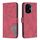 Custodia per telefono in pelle con texture a rombi e fibbia magnetica per Honor 300 (rosso) Custodia per telefono in pelle con texture a rombi e fibbia magnetica per Honor 300 (rosso)