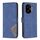 Custodia per telefono in pelle con texture a rombi e fibbia magnetica per Honor 300 (blu) Custodia per telefono in pelle con texture a rombi e fibbia magnetica per Honor 300 (blu)